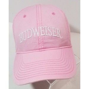 Budweiser Beer PINK Hat GIRL "The Game" Women's Strap Back Adjustable Unisex
